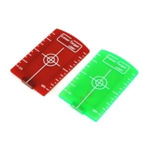 TARGET ROSSO E VERDE PER STRUMENTI LASER SPEKTRA