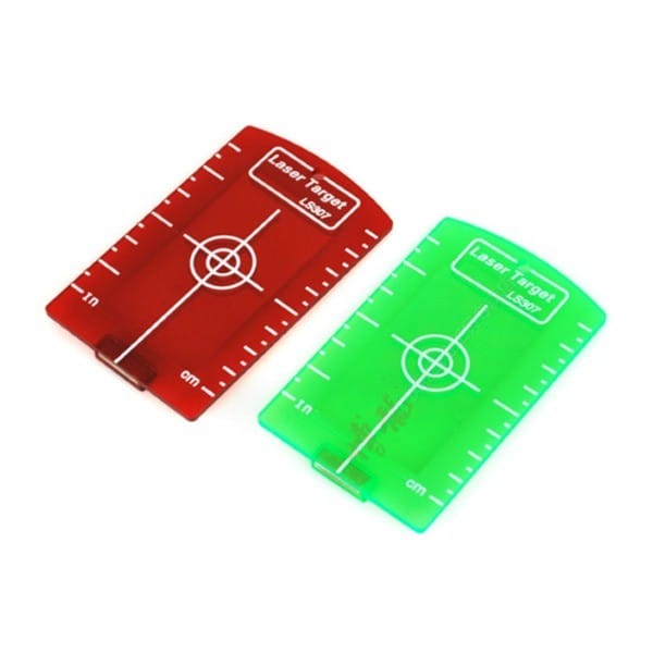 TARGET ROSSO E VERDE PER STRUMENTI LASER SPEKTRA