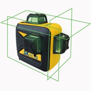 TRACCIATORE LASER SPEKTRA SK40G RAGGIO VERDE + RICEVITORE DA ESTERNI hr1440 - immagine 3