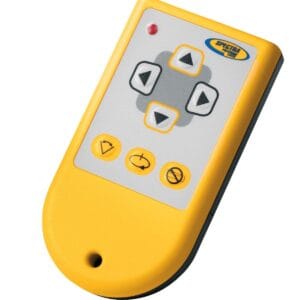 telecomando per effettuare pendenze con livello laser rotativo spectra hv101 ll300
